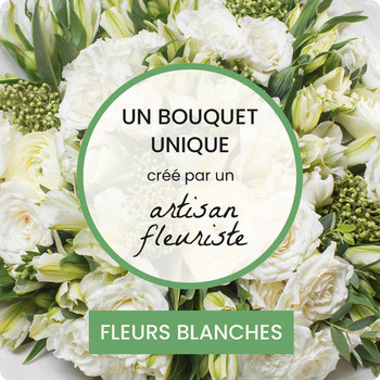 Ramo del florista blanco