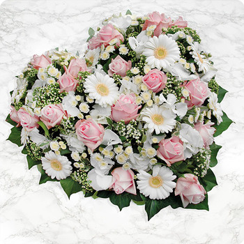 Cœur de fleurs Douce Mémoire