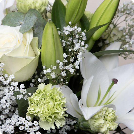 Ramo del florista blanco 1