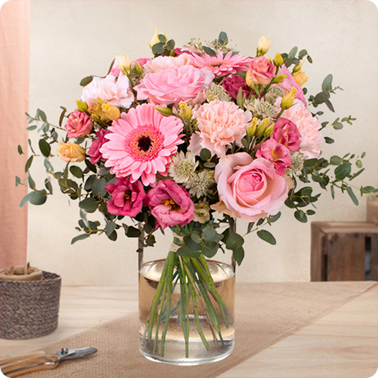 Ramo Jardín rosa 1