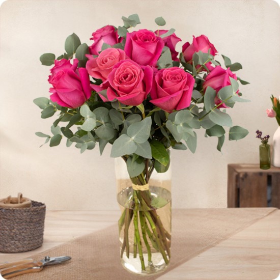 Ramo de rosas Fucsias 1